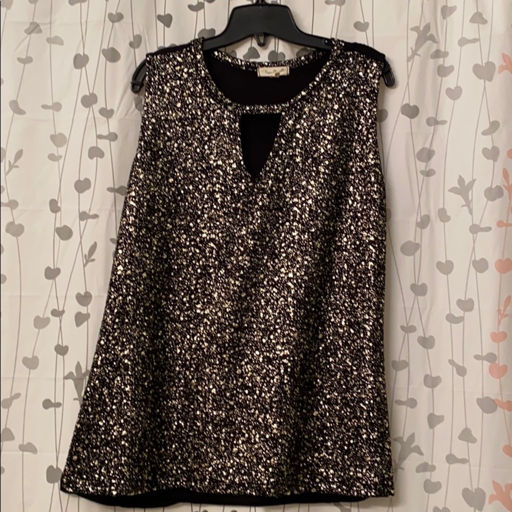 Black and Gold Tank-top